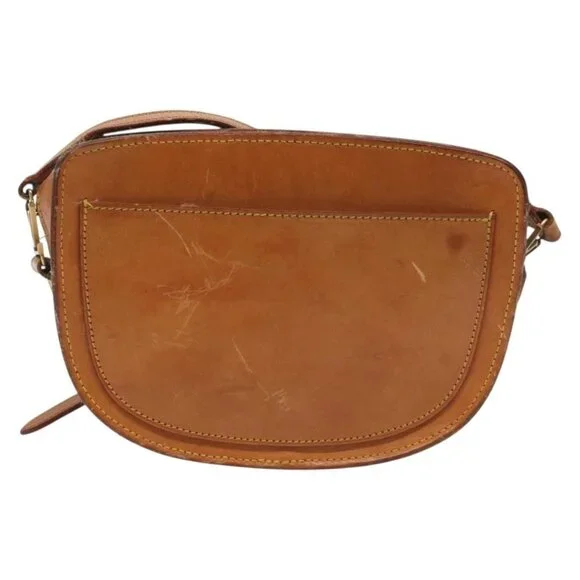 Authentic LOUIS VUITTON Nomad leather Jeune Fille PM Shoulder Bag Beige LV - Picture 9 of 16